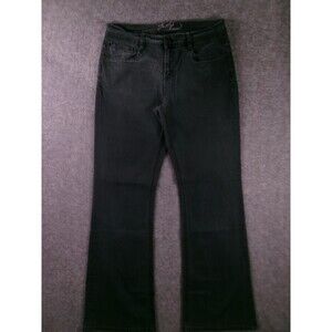 Foster Jeans Womens SIZE Black Regular Fit Bootcut Dark Wash Classic Casual